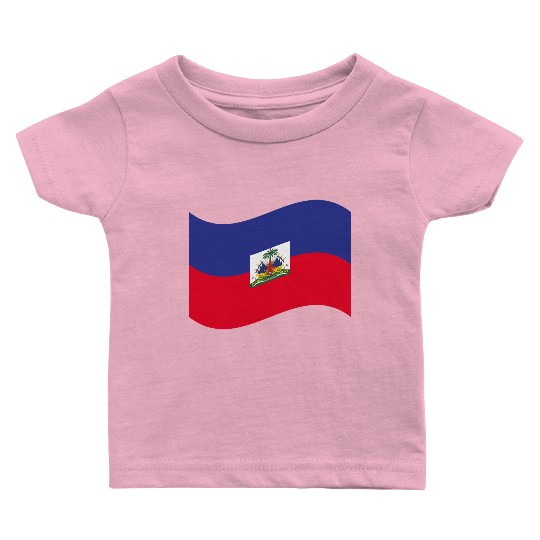 flag haiti Baby T Shirts