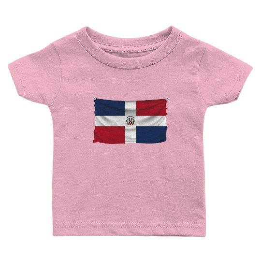 flag dominican republic Baby T Shirts