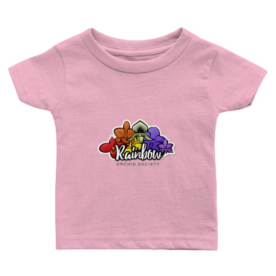 Rainbow Orchid Society Baby T Shirts