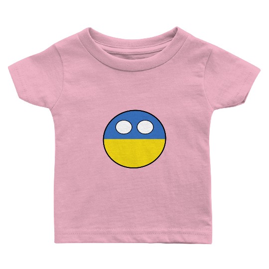 Countryball Laenderball Land Heimat Ukraine Baby T Shirts