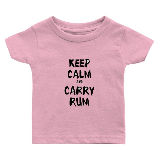 keep calm pirate Baby T Shirts
