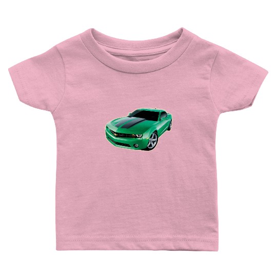 GREEN CHEVY CAMARO Baby T Shirts