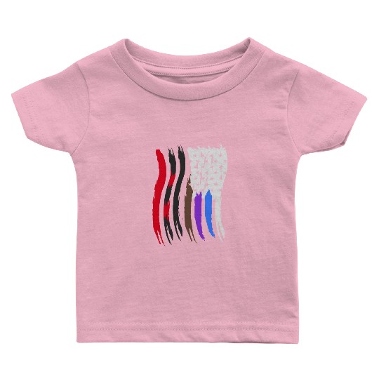 Jiu Jitsu BJJ Flags Vertical Light Baby T Shirts