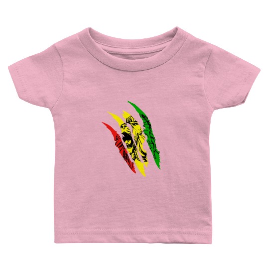 Lion Of Judah - Reggae Music Rastafari Rasta Gift Baby T Shirts