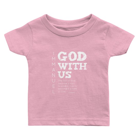 Immanuel, God with us Baby T Shirts