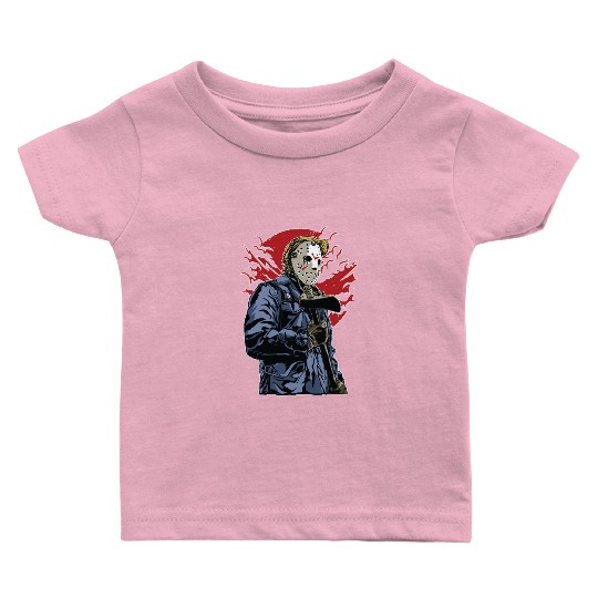 Serial Killer in Town Baby T Shirts