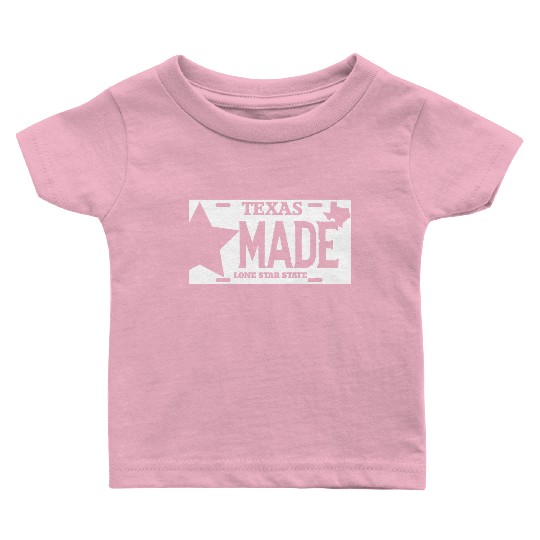 Texas - texas made lone star license plate Baby T Shirts