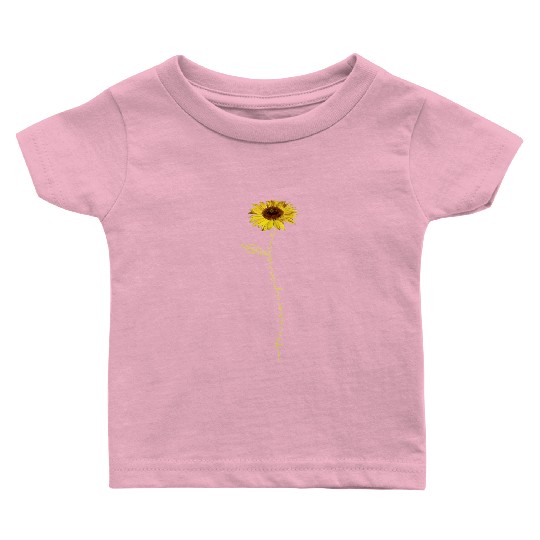 You Are My Sunshine Hippie Sunflower girlfriend Baby T Shirts