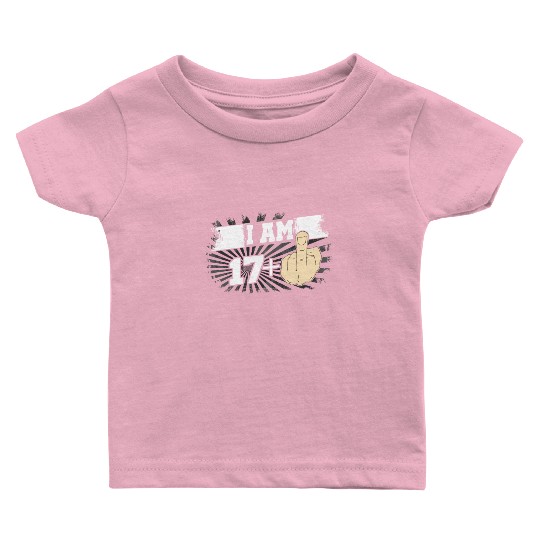 I Am 17 Plus One Middle Finger Funny 18th Birthday Baby T Shirts