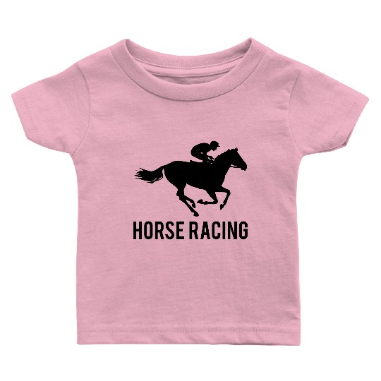 Horse Racing Baby T Shirts