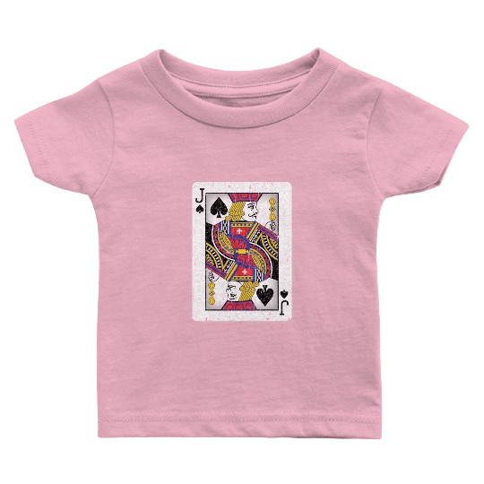 jack of spades playing card Baby T Shirts