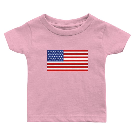 US Flag 51 Stars Baby T Shirts