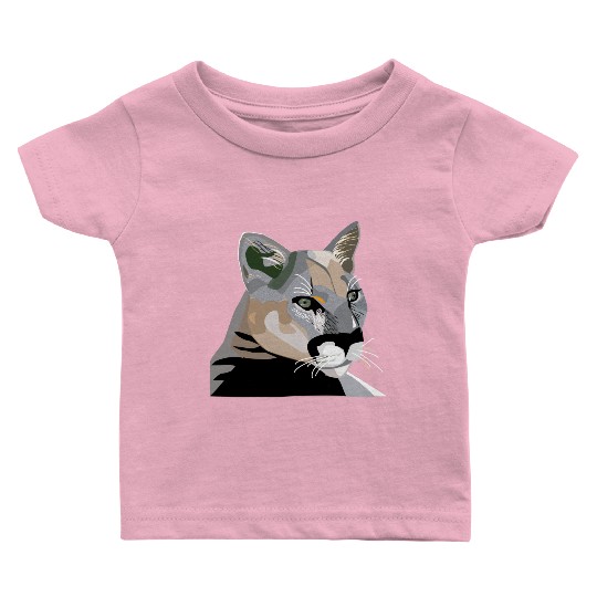 Cougar,Puma,Mountain Lion Baby T Shirts