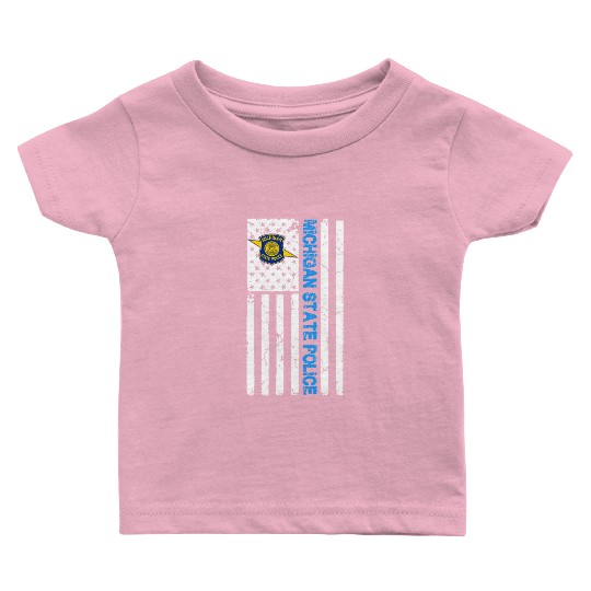 MICHIGAN STATE POLICE Baby T Shirts