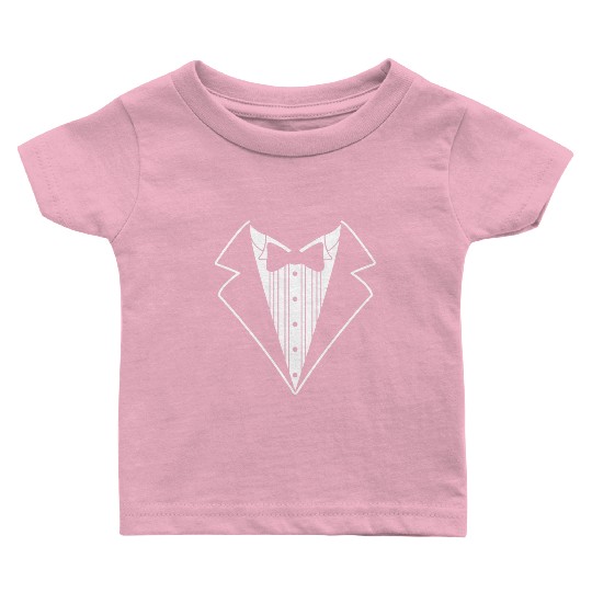 Tuxedo Baby T Shirts-Tux Baby T Shirts-Groomsmen Gifts, Groomsmen
