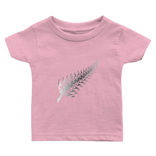 Silver Fern New Zealand Maori Style - Gift Idea Baby T Shirts
