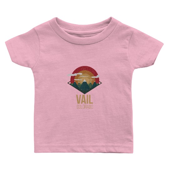 Snowboard Vail Colorado Snowpark Ski Winter Gift Baby T Shirts