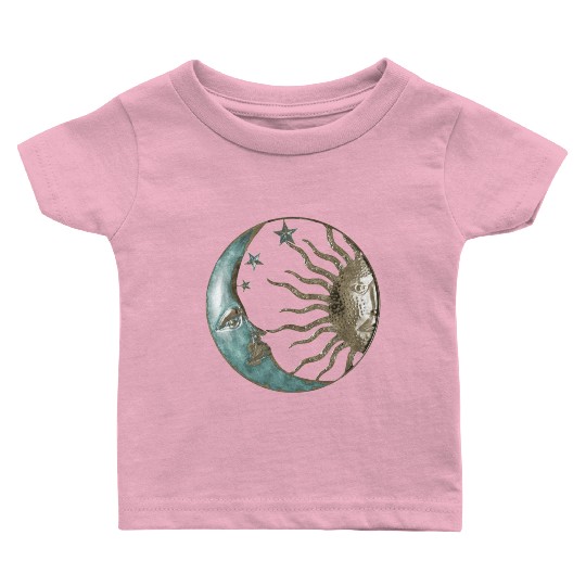 Moon and sun Baby T Shirts