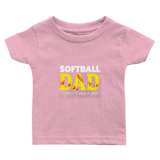 softball dad Baby T Shirts