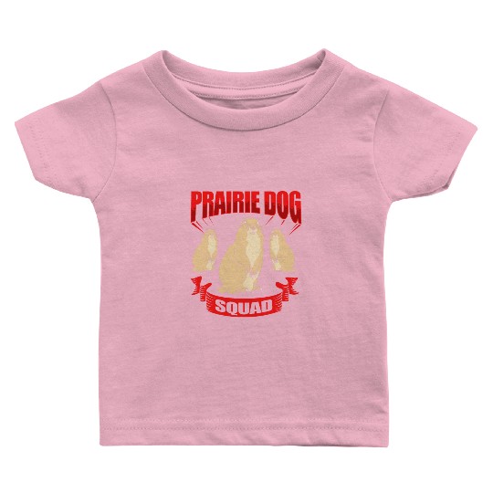 Prairie Dog Groundhog Squirrel Xerini Rodent Baby T Shirts