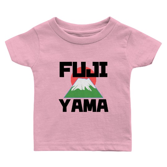 Mount Fuji Fujiyama Volcano Japan Baby T Shirts