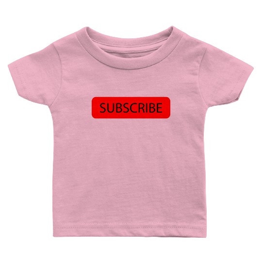 Youtube subscribe design Baby T Shirts