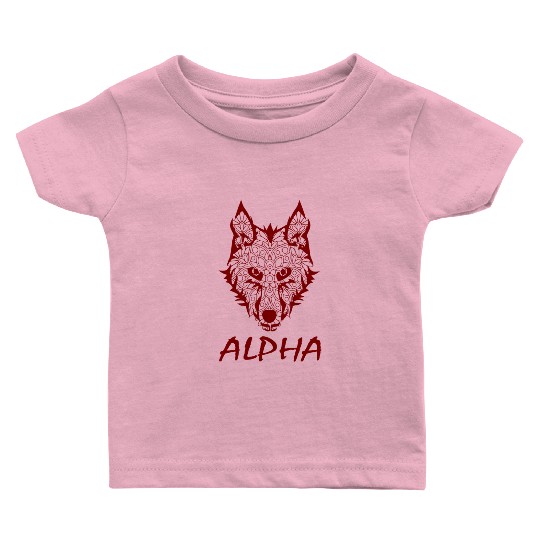 Wolf Lover Funny Design as Gift Idea, Leader Gift Baby T Shirts