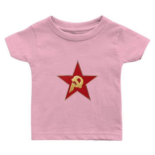 Hammer and sickle Baby T Shirts