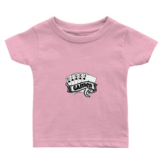 4 Aces Gamer Poker Baby T Shirts