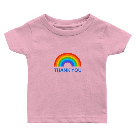 NHS thank you rainbow Baby T Shirts