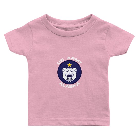 US Army Alaska Polar Bear Patch Baby T Shirts