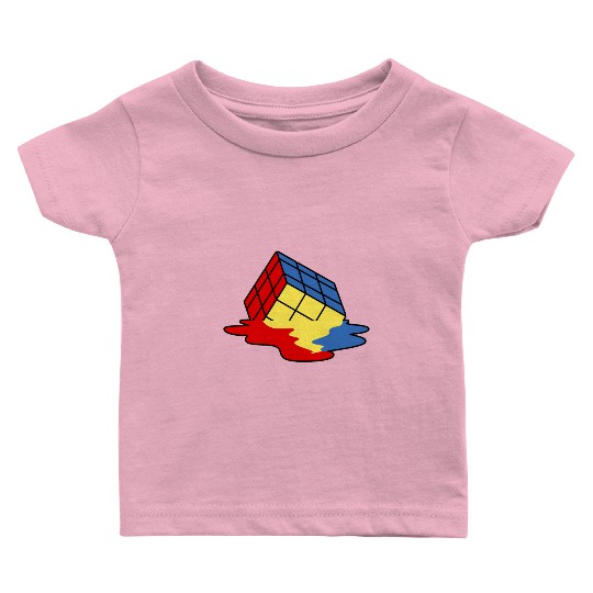 90s 80s Rocks VHS, Neon Rubic cube Cassette Tape Baby T Shirts