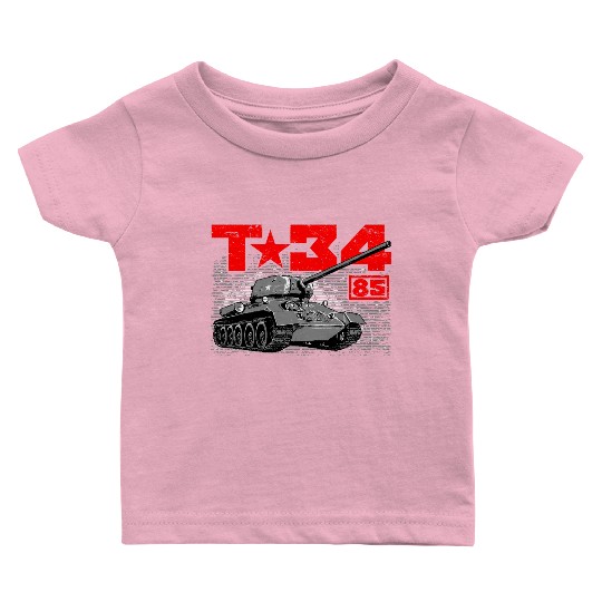 T-34-85 Soviet medium tank Baby T Shirts