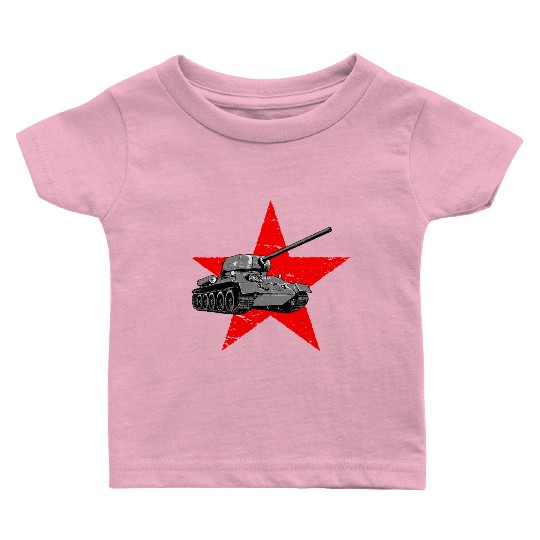 T-34-85 Soviet medium tank Baby T Shirts