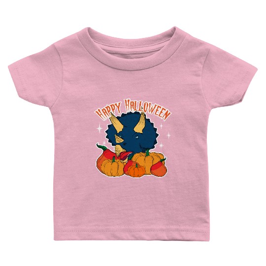 Halloween Dino Baby T Shirts