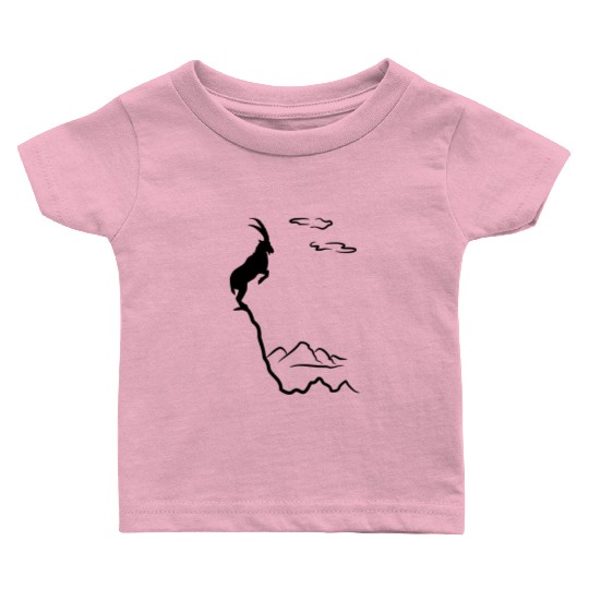 Mountain ibex, mountain goat Baby T Shirts