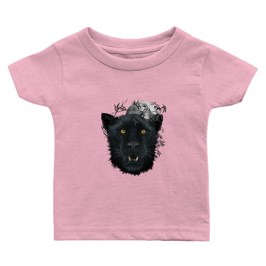 Black Panther Spirit The Face Of Power, Protection Baby T Shirts