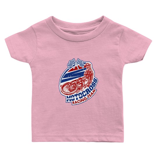 Motocross Racing Team Baby T Shirts