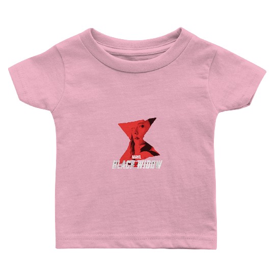 Marvel Black Widow Natasha Romanoff Hourglass Baby T Shirts