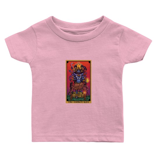 The Goddess Kali The Devil Tarot Card Hindu Indian Baby T Shirts