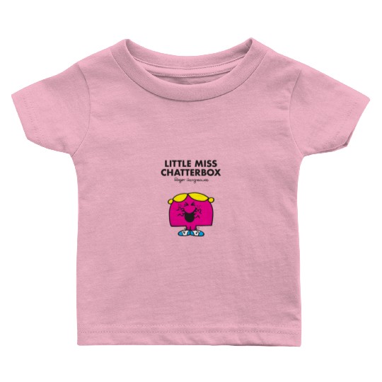 Mr Men Little Miss Chatterbox Baby T Shirts