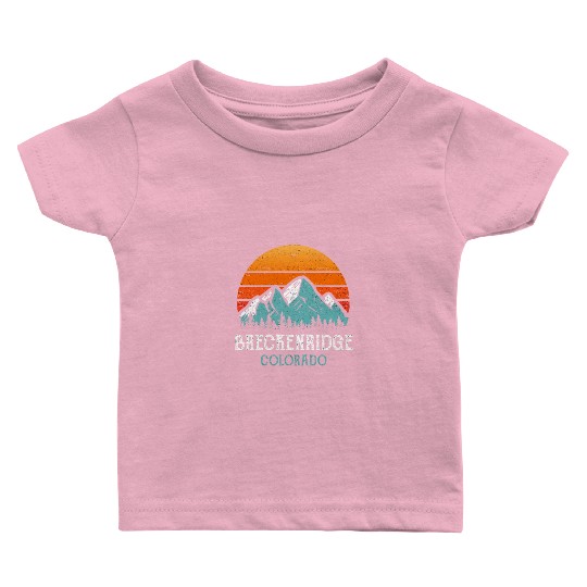 Vintage Breckenridge Baby T Shirts Retro Sun Mountains
