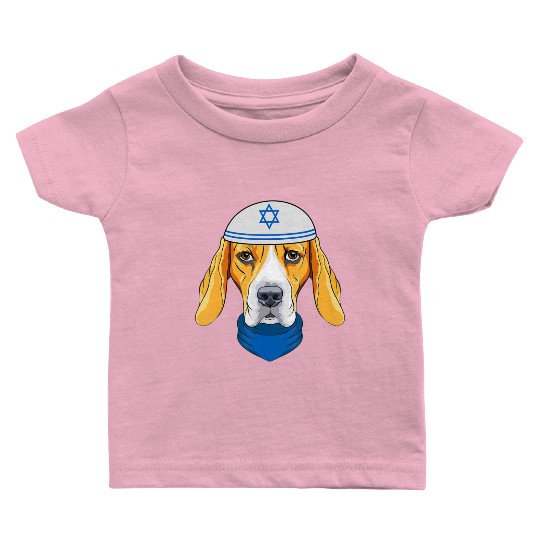 Cute Beagle Hanukkah Funny Dog Lover Jewish Gift Baby T Shirts