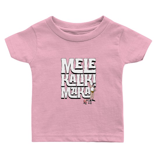 Mele Kalikimaka Cousin Eddie at the Swimming Pool Baby T Shirts