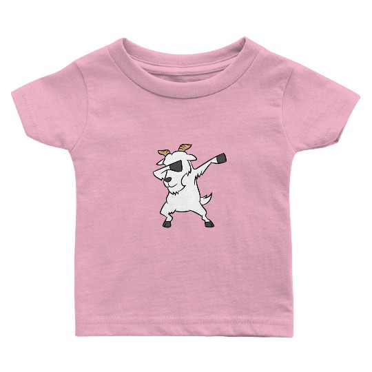 Goats Kids Funny Dabbing Goat Love Goats Baby T Shirts