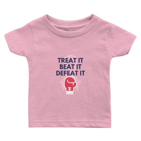 Stronger Than Cancer Beat The Cancer Baby T Shirts