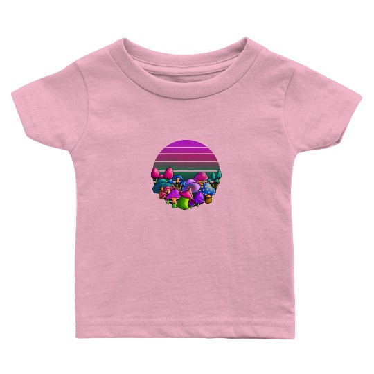 de and Seek Challenge Accepted Fungi Mushroom Baby T Shirts