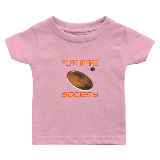 Flat Mars Society Baby T Shirts