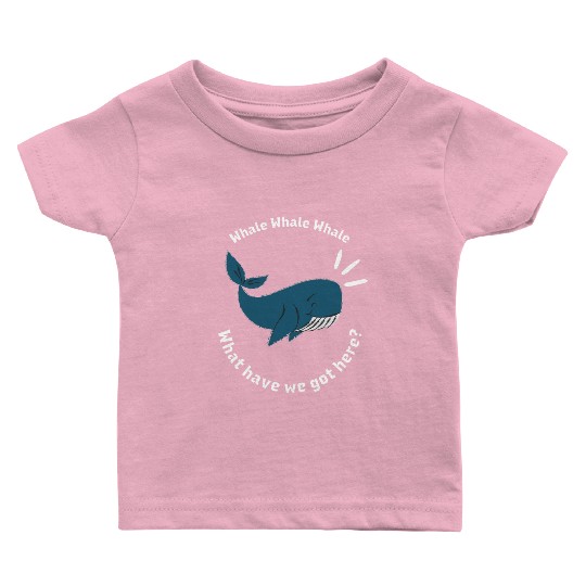 Whale funny whale Baby T Shirts
