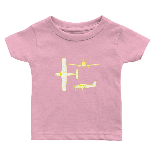 Piper PA 32 260 6 Cherokee Six Baby T Shirts